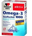Doppelherz | Omega-3 Seefisch&ouml;l 1000 | 80 Kapseln