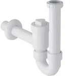 Geberit R&ouml;hrensiphon in PP weiss d40mm x G1 1/2 x G1 1/4 reduziert, 1 Stk. - Wei&szlig;