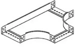 T-St&uuml;ck horizontal f&uuml;r Kabelrinne 60x200 mm RTS 60.200 mit integriertem Verbinder