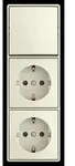 BUSCH JAEGER Kombination Wippschalter 2601/6/20/2 EAPBJ522 (2TKA00005545)
