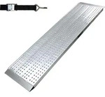TRUTZHOLM 1 x Alu Auffahrrampe 200 x 56 cm Traglast 540 kg grau starr perforiert