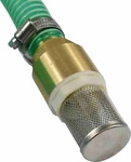 1"/25mm Saug- + Druckschlauch mit Saugkorb, R&uuml;ckschlagventil + 1" AG...