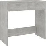 vidaXL Schreibtisch Betongrau 80x40x75 cm Holzwerkstoff - Grau
