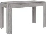 vidaXL Esstisch Grau Sonoma 120x60x76 cm Holzwerkstoff - Grau