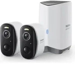 Baseus Security N1 Plus Outdoor Kamera 2K 2-Cam Kit Wei&szlig; EU