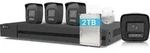 1.4K*4 bullet cameras2.8-CH POE NVR3.2TB HDD included4.Two-way talk5.Color Night