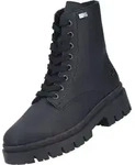 Rieker Schn&uuml;rstiefel Schwarz - Schwarz - 37