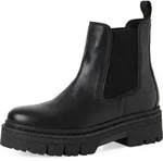 Tamaris Damen Elegante Stiefelette Chelsea 1-25450-45 Schwarz - Schwarz - 36