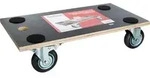 Toolland Robuster M&ouml;belroller 400 kg, rutschfeste Multiplex-Plattform 57,5 x 30 cm,