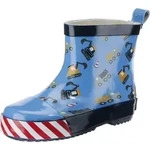 Playshoes Kinder Halbschaft-Gummistiefel aus Naturkautschuk, Trendige Uni Reg -...