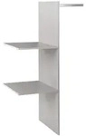 W&auml;scheeinteilung - Texline Nachbildung - 88 x 48 cm - Wei&szlig;