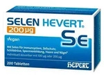 Selen Hevert 200 &mu;g f&uuml;r Immunsystem, Schilddr&uuml;se, Haare und N&auml;gel, 200 St.