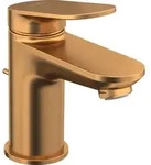 Duravit Wave wastafelkraan met trekwaste brons geborsteld - Bronze