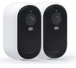 Essential2 2K Outdoor Camera 2-Pack W/2-Solar Panel Bndl - Wei&szlig;