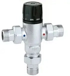 Caleffi 521 Thermomischer 3/4" , mit R&uuml;ckschlagventil - Wei&szlig;