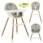 MoMi REKI &ndash; Evolutiver Baby Hochstuhl mit 2 Sitzpositionen &...