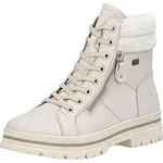Remonte Damenschuhe Schn&uuml;rstiefel mit Rei&szlig;verschluss Beige Freizeit - Beige...