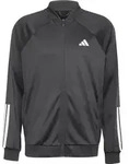 Adidas 3-Stripe Knitted Trainingsjacke Herren - Schwarz / Wei&szlig; | Gr&ouml;&szlig;e: M -
