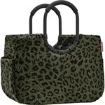 Reisenthel Loopshopper L teddy leo olive - Schwarz/Braun