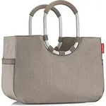 Reisenthel Loopshopper L Herringbone Mokka - Grau