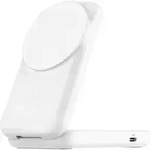 Belkin UltraCharge 25W Qi2 magn. 2-in-1 Lad.klappb.ws. WIZ038kqWH - Wei&szlig;