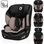 Lionelo Levi i-Size Autokindersitz ab 15 Monaten bis 12 Jahre bis 18kg - BEIGE LATTE