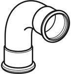 Geberit 60103, 90&deg;, 42 mm, 22 mm