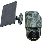 TECHNAXX &Uuml;berwachungskamera 4G PT Dome TX-290, mit Solarmodul - Schwarz/Gr&uuml;n