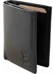 MATADOR Leder Minigeldb&ouml;rse CHICAGO Mini Portemonnaie RFID Nappa Schwarz
