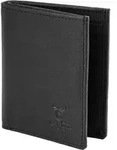 MATADOR Leder Minigeldb&ouml;rse CHICAGO Mini Portemonnaie RFID Schwarz
