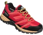 Nordcap Trekkingschuhe niedrig uni, leicht, robust und pflegeleicht - Rot - 37