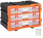 MONZANA&reg; Kleinteilemagazin Sortimentskasten erweiterbar 36 F&auml;cher Sortierbox...