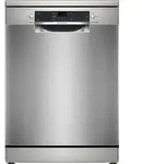 Bosch Serie 2 SMS25GI09F, Freistehend, Standardgr&ouml;&szlig;e (60 cm), Edelstahl, Schwarz,