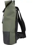 Rieker Damen Cityrucksack &Uuml;berschlag Rucksack Ziersteppung H1426, Farbe:Gr&uuml;n -