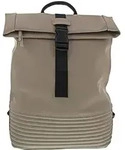Rieker Damen Cityrucksack &Uuml;berschlag Rucksack Ziersteppung H1426, Farbe:Beige -