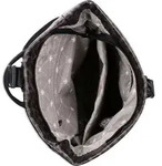 Rieker Damen Cityrucksack &Uuml;berschlag Rucksack Ziersteppung H1426, Farbe:Braun -