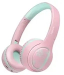 LogiLink BT0073P Kinderkopfh&ouml;rer mit Mikrofon, Bluetooth 5.4, 85 dB, pink -...