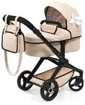 Bayer Design 17075AA Puppenwagen Xeo mit Tasche, h&ouml;henverstellbarer Griff,
