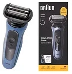 Braun Series 5 52-A1000s, Folienschaber, Blau, Tasten, Akku, Integrierte Batterie, 50