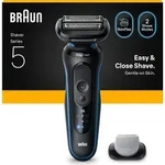 Braun 52-B1600s, Folienschaber, Schwarz, Blau, Tasten, Akku, 50 min, 1 St&uuml;ck(e) -