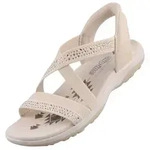 Skechers Slip-Ins Reggae Slim Summer Sparkle Damen Sandale Beige - Beige - 39
