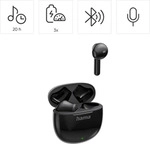Hama Bluetooth-Kopfh&ouml;rer Action One, TWS Earbuds, Schwarz - Schwarz