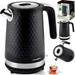 Berdsen BD-705 1,7-l-Wasserkocher, schwarz und silber - Schwarz/Silber