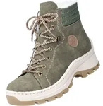 Rieker Schn&uuml;rstiefel - Gr&uuml;n Synthetik Gr&ouml;&szlig;e: 36 Normal - Gr&uuml;n - 36