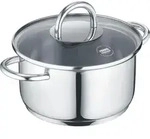 Berndes Kochtopf b.mini &Oslash;12 cm mit Deckel Edelstahl - Silber