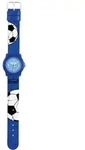 Scout Jungen Armbanduhr Crystal 280305030 Fu&szlig;ball blau - Blau