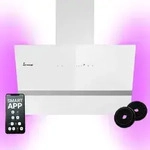 KKT KOLBE Dunstabzugshaube 60 cm 782 cbm/h Umluft Abluft Kopffrei Wandhaube Wei&szlig;