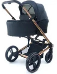 Pixini Kinderwagen 2in1 Cariba gold/schwarz - Gold/Schwarz
