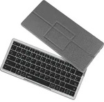 LogiLink ID0214, Kabellos, Bluetooth, QWERTZ, Grau - Grau