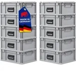 SuperSparSet 10x Eurobox NextGen Portable Germany | HxBxT 18,5x30x40cm |16 Liter 